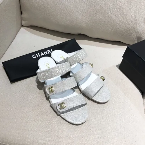 Chanel Womens Shoes Flat Mules