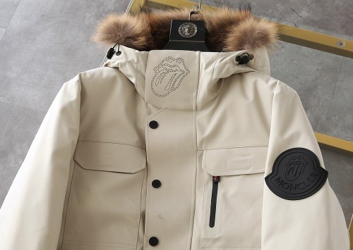 Moncler Design Mens Womens Winter Windprood Down Jackets Keep Warm 90% White Duck Down