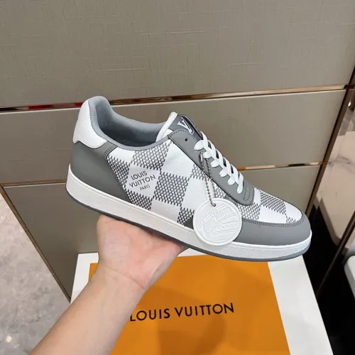 Louis Vuitton Men Shoes Fashion Sneakers RIVOLI Beverly Hills SNEAKER Luxury Brand Casual Shoes with Original Box