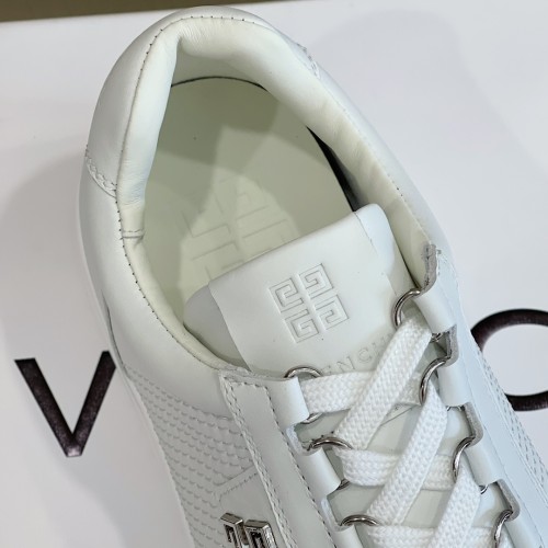 Givenchy Men Shoes Fashion Type Luxury Brand GIVENCHY SNEAKERS IN LEATHER WITH LATEX BAND with Original Box