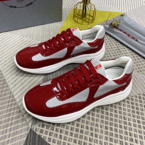 Prada Mens Shoes Sneakers Casual Shoes for Men Luxury Brand Breathable Fashion Sneakers with Original Box
