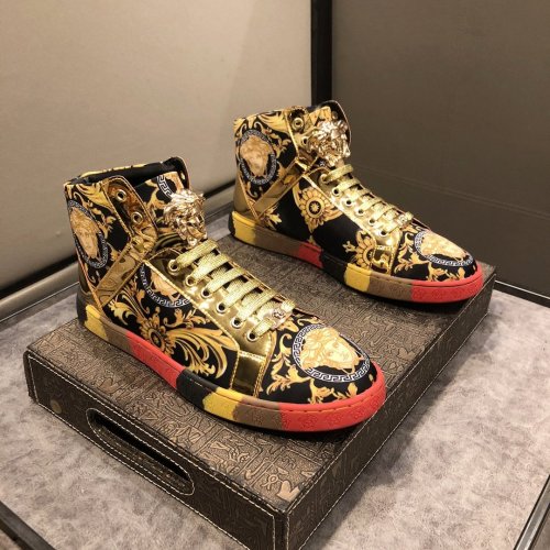 Versace Men Shoes Sneakers Fashion Design Luxury Brand