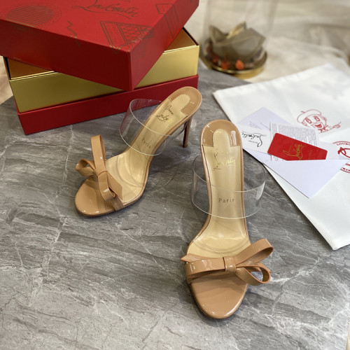 Christian Louboutin Womens Shoes High Heels Just Nodo Mule Sandals