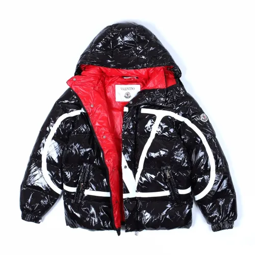Moncler X Valentino Design Mens Womens Winter Windprood Down Jackets Keep Warm 90% White Duck Down