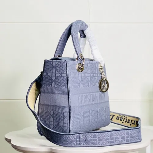 Dior Womens Bags Handbags Luxury Fashion MEDIUM LADY D-LITE BAG with Original Box