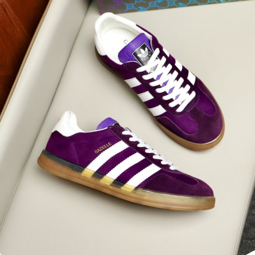 Gucci Adidas Gazelle Mens Shoes Sneakers Luxury Brand Men's GG sneaker with Original Box
