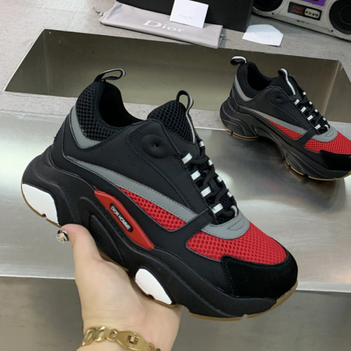 Dior Mens Shoes Sneakers Luxury Brand Breathable Design B22 SNEAKER with Original Box