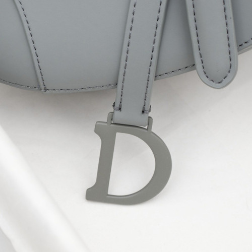 Dior Womens Bag Saddle Bag Luxury Brand Fashion Saddle Bag Gray Ultramatte Calfskin M0446ILLO_M41G
