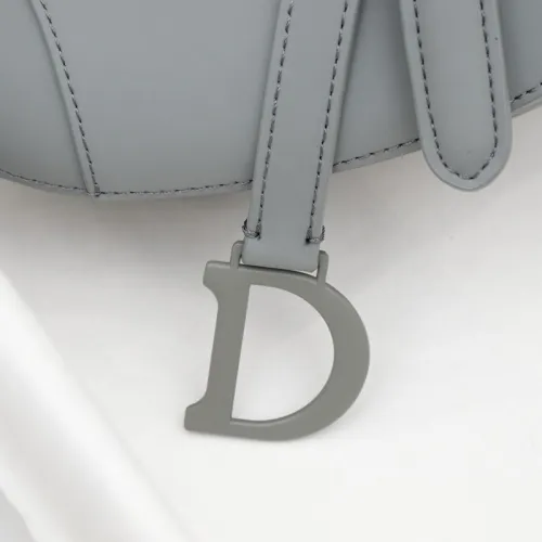 Dior Womens Bag Saddle Bag Luxury Brand Fashion Saddle Bag Gray Ultramatte Calfskin M0446ILLO_M41G