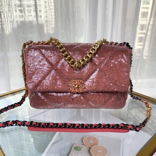 Chanel Womens Bag Shoulder Bag Chanel 19 Flap Bag