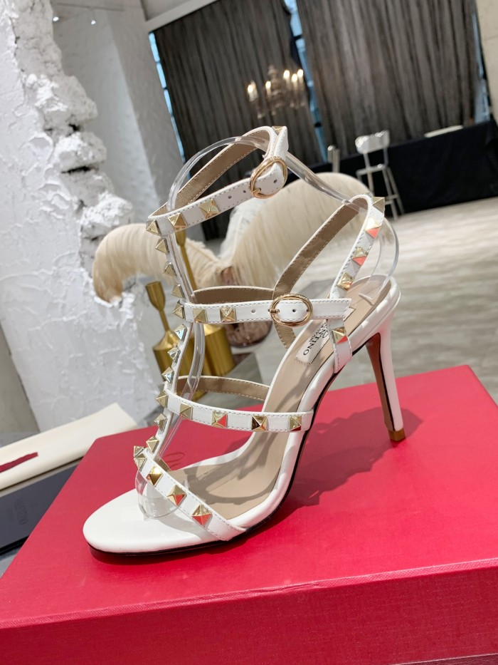 Valentino Women Shoes Mule Flip Flop Sandals ROMAN STUD SLIDE SANDAL IN QUILTED NAPPA with Original Box Luxury Brand