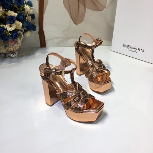 Saint Laurent YSL Womens Shoes BIANCA SANDALS 12cm