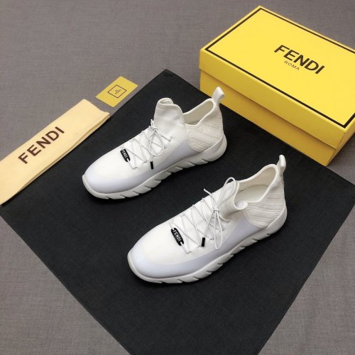 Fendi Mens Shoes Fashion Sneakers Luxury Brand Casual Shoes for Men with Original Box
