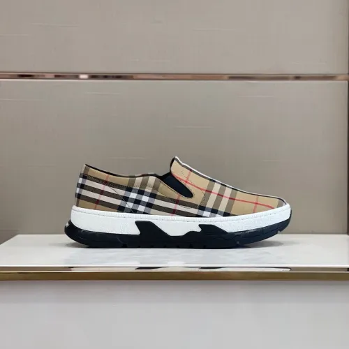 Burberry Men Shoes Fashion Sneakers Luxury Brand Vintage Cotton Sneaker with Original Box