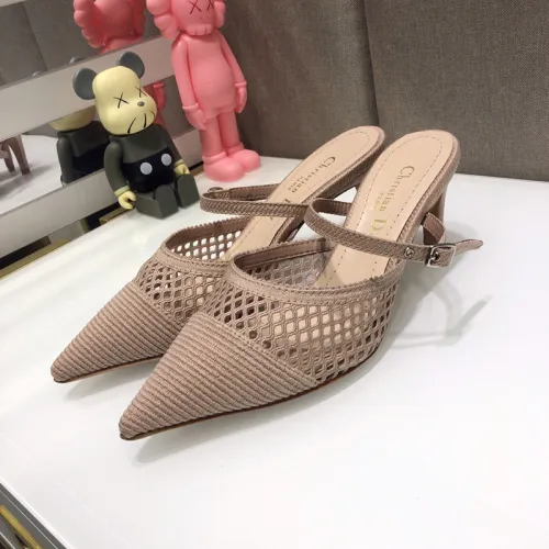 Dior Womens Shoes Mule Fashion Pump High Heels 7CM