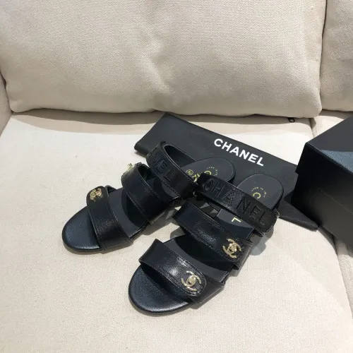 Chanel Womens Shoes Flat Mules