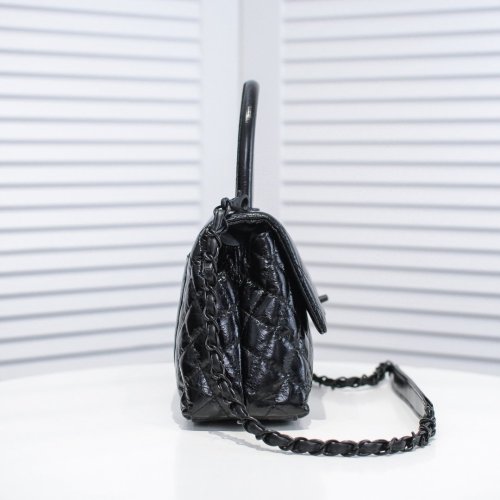 Chanel Womens Bags Flap Bag with Top Handle