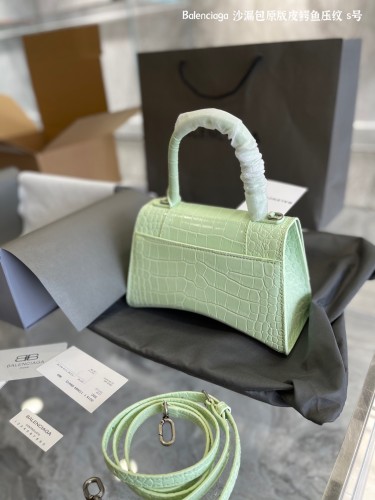 Balenciaga Womens Bags HOURGLASS XS TOP HANDLE BAG with Original Box