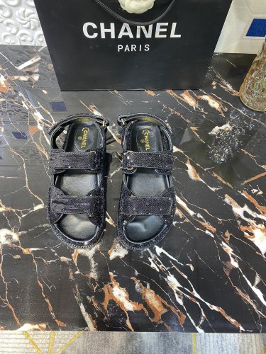Chanel Womens Shoes Sandals Slippers Luxury Brand Design with Original Box