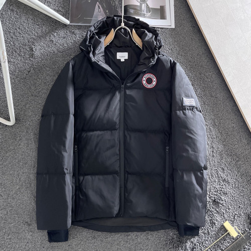 Burberry Design Mens Womens Winter Windprood Down Jackets Keep Warm 90% White Duck Down