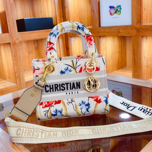 Dior Womens Bags Handbags Luxury Fashion MEDIUM LADY D-LITE BAG with Original Box