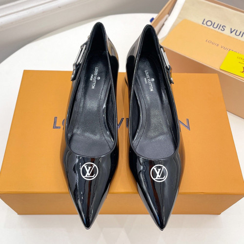 Louis Vuitton Womens Shoes Pumps Sandals Leather Design Luxury Brand Fashion Sandals with Original Box