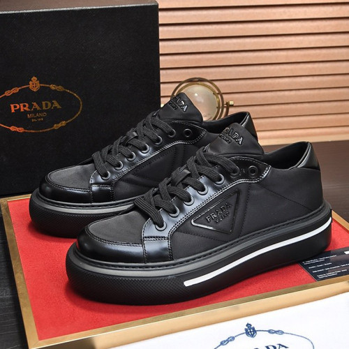 Prada Mens Shoes Sneakers Casual Shoes for Men Luxury Brand Breathable Fashion Sneakers with Original Box