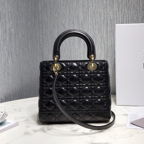 Dior Womens Bags Handbags Luxury Fashion MEDIUM LADY D-LITE BAG with Original Box