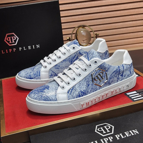 Philipp Plein Men Shoes Sneakers Low Top Sneaker Fashion Design Luxury Brand with Original Box