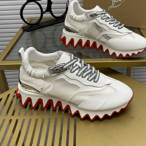 Christian Louboutin Mens Shoes Sneakers Luxury Brand Red Bottom Design Sports Footwears