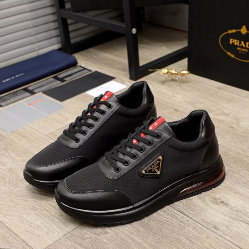 Prada Mens Shoes Sneakers Casual Shoes for Men Luxury Brand Breathable Fashion Sneakers with Original Box