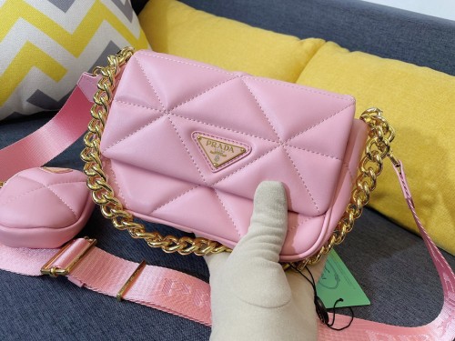 Prada Womens Bags Shoulder Messenger Bags Luxury Brand Prada with Original Box