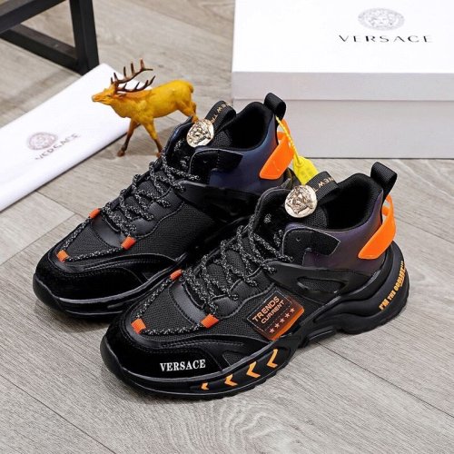Versace Men Shoes Sneakers Fashion Design Luxury Brand