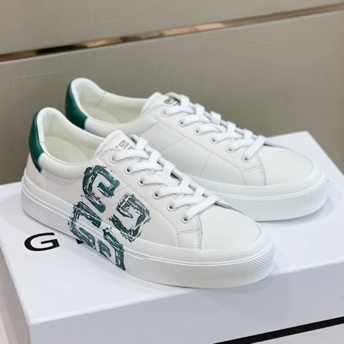 Givenchy Men Shoes Fashion Type Luxury Brand GIVENCHY SNEAKERS IN LEATHER WITH LATEX BAND with Original Box