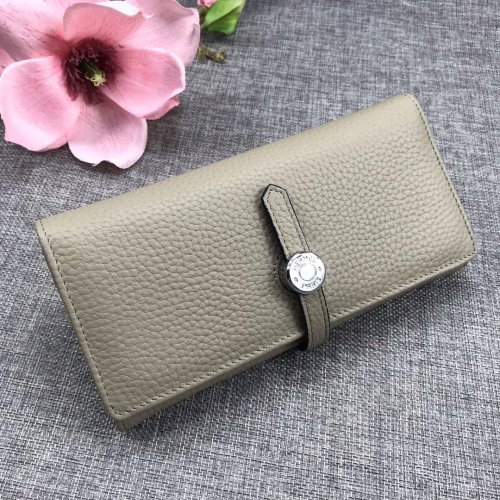 Hermes Womens Mens Wallets Purse Bag Clutch Leather Design Coin Bag with Original Box