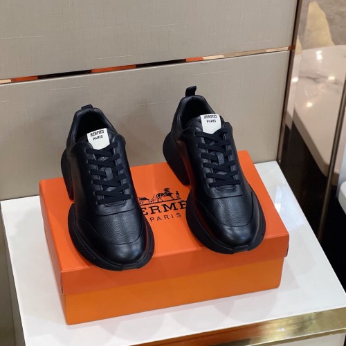 Hermes Mens Casual Shoes Fashion Sneakers Luxury Brand with Original Box