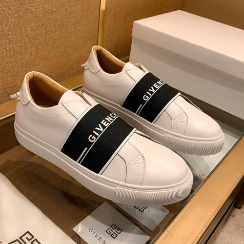 Givenchy Men Shoes Fashion Type Luxury Brand GIVENCHY SNEAKERS IN LEATHER WITH LATEX BAND with Original Box