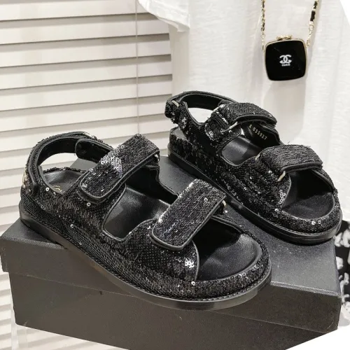 Chanel Womens Shoes Sandals Slippers Luxury Brand Design with Original Box