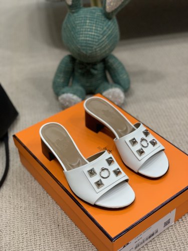 Hermes Womens Shoes Dreamy Slippers Sandals Casual Fashion Sandals Luxury Brand with Original Box