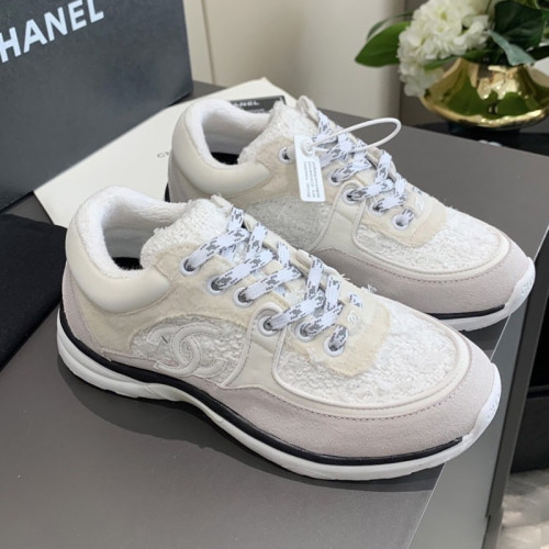 Chanel Mens Shoes Sneakers Luxury Brand Sports Shoes Breathable Design with Original Box