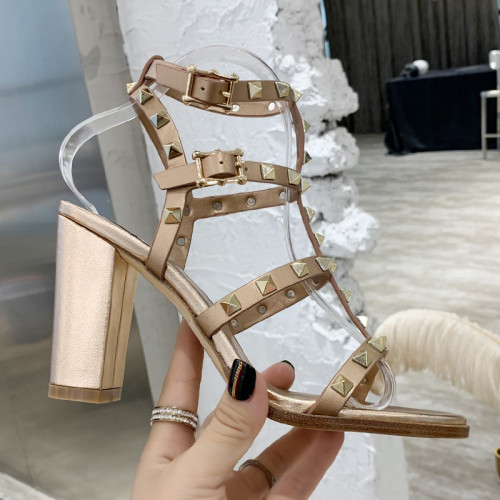 Valentino Women Shoes Mule Flip Flop Sandals ROMAN STUD SLIDE SANDAL IN QUILTED NAPPA with Original Box Luxury Brand