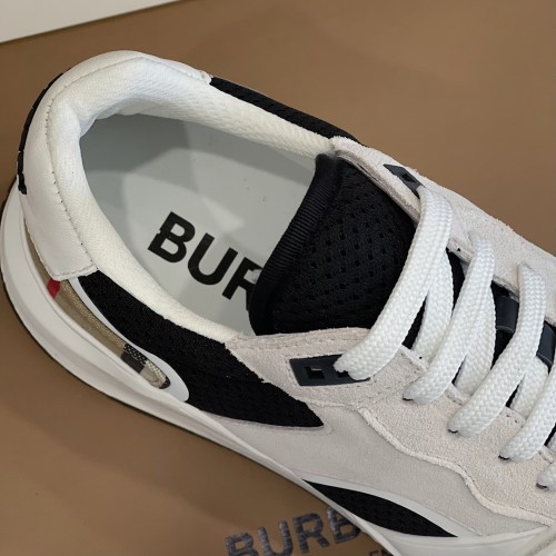 Burberry Men Shoes Fashion Sneakers Luxury Brand Vintage Cotton Sneaker with Original Box