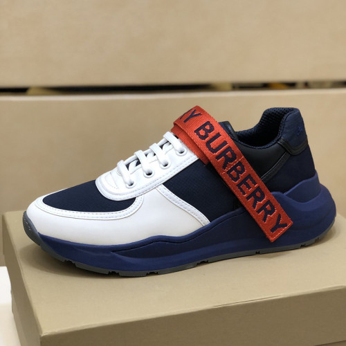 Burberry Mens Shoes Sneakers Fashion Type Luxury Brand Vintage Check Cotton Sneaker with Original Box