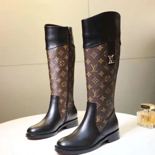 Louis Vuitton Women Shoes Boots Luxury Brand Womens Knee-Length Boots