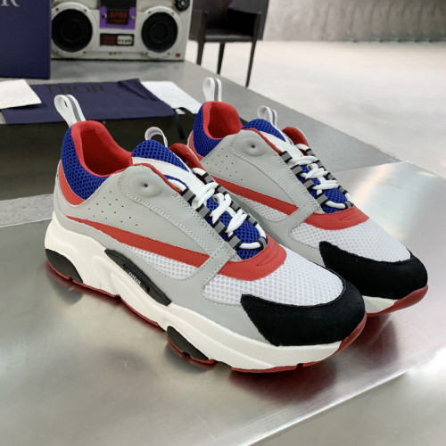 Dior Mens Shoes Sneakers Luxury Brand Breathable Design B22 SNEAKER with Original Box