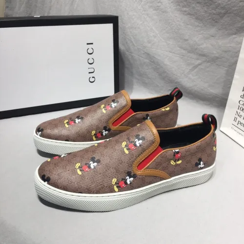 Gucci Mens Shoes Luxury Brand Men's GG Disney x Gucci Slip-on Sneaker ‎603689 HWU10 8492