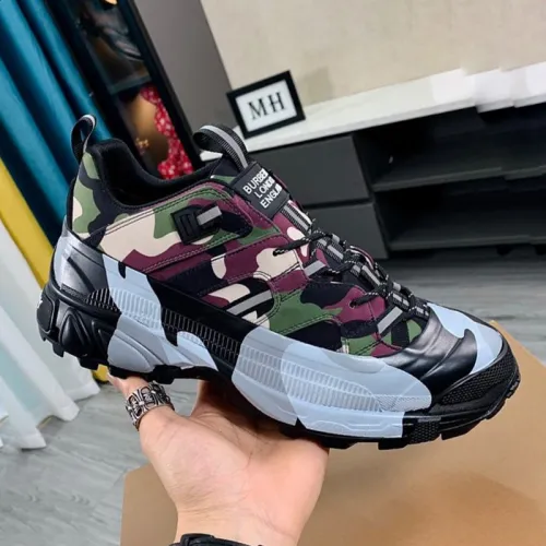 Burberry Men Shoes Sneakers Luxury Brand Vintage Check Cotton Arthur Sneakers With Original Box