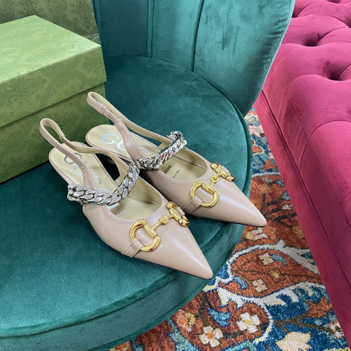 Gucci Womens Shoes Slingbacks