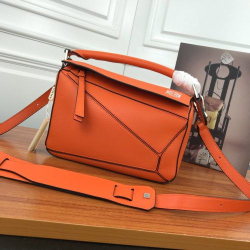 Loewe Womens Bag Small Puzzle Bag in Soft Grained Calfskin