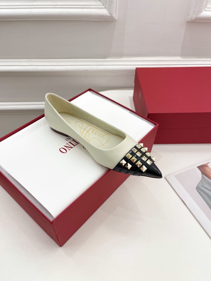 Valentino Womens Shoes ROCKSTUD SLINGBACK PUMP WITH SCULPTED HEEL IN KIDSKIN with Original Box